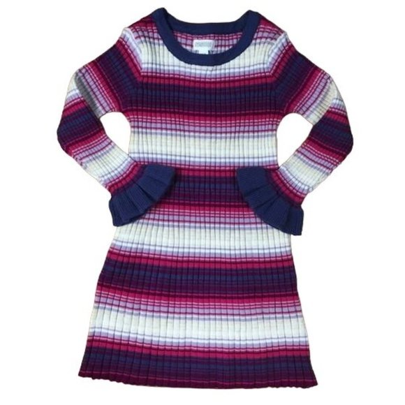 Gymboree Other - Gymboree Dress, Large Stripes of Pink, Purple and White, Size 3T